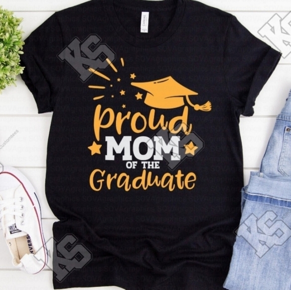 Proud Mom of the Graduate Tee - Picture 1 of 1